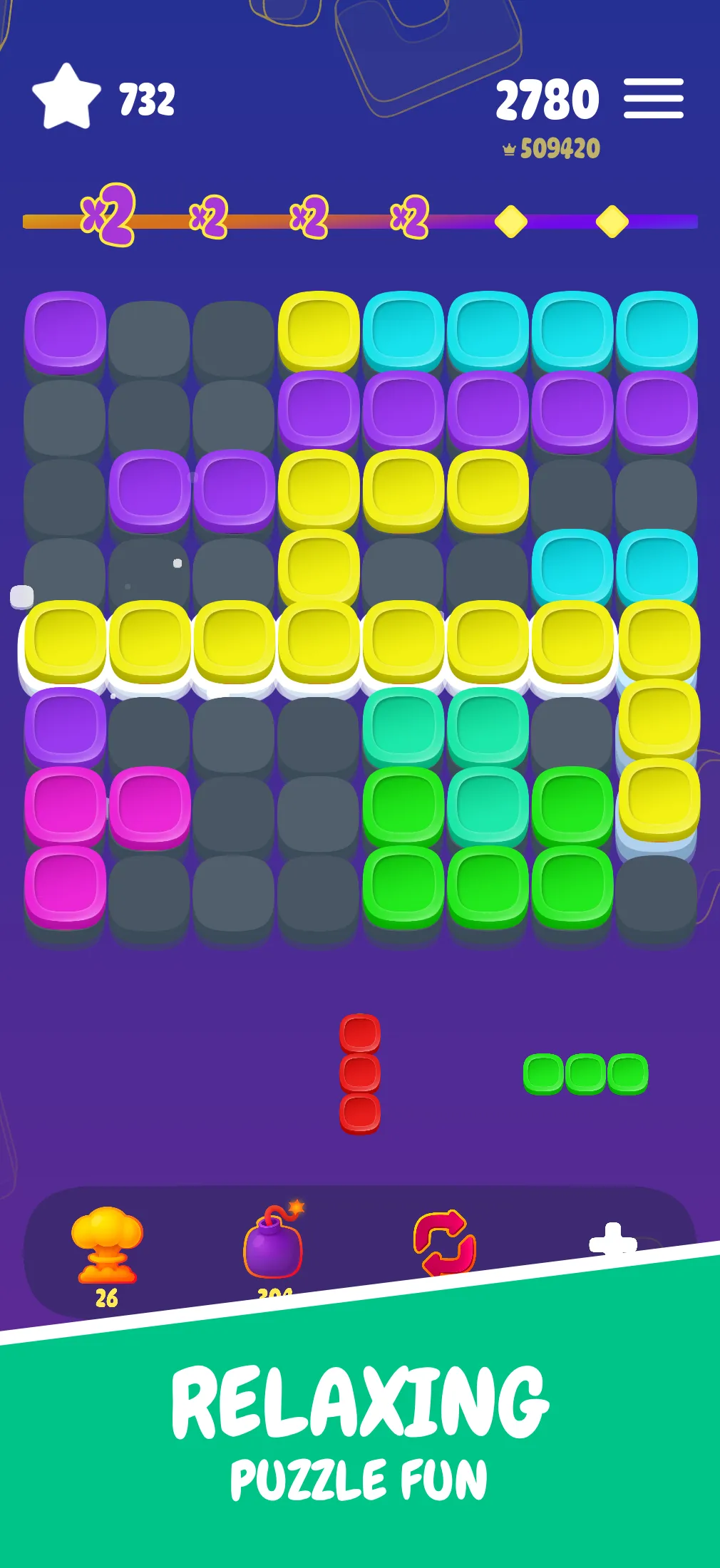 Super Block Blast gameplay