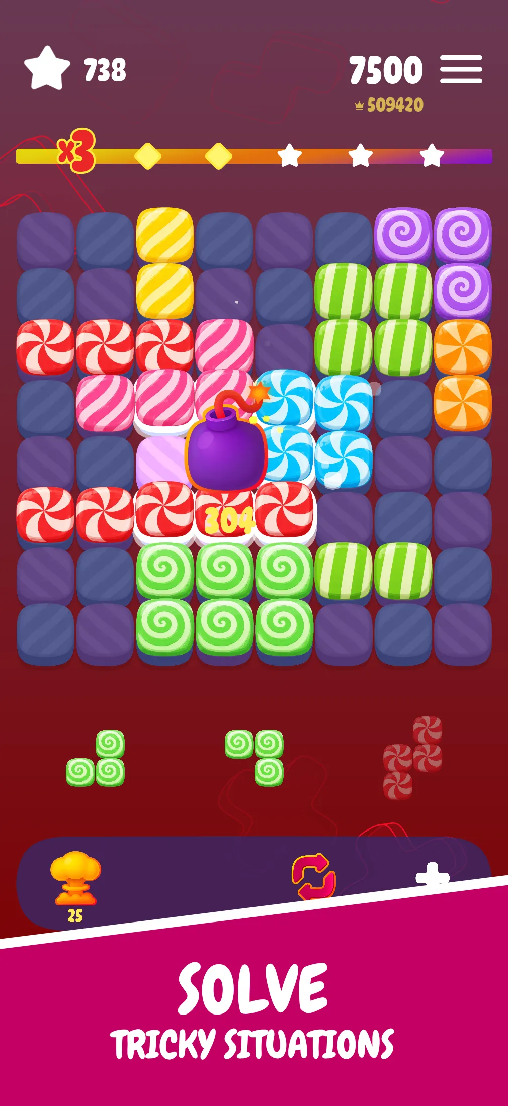 Super Block Blast gameplay