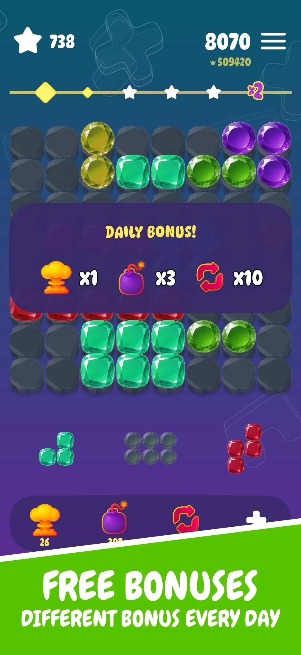 Super Block Blast gameplay